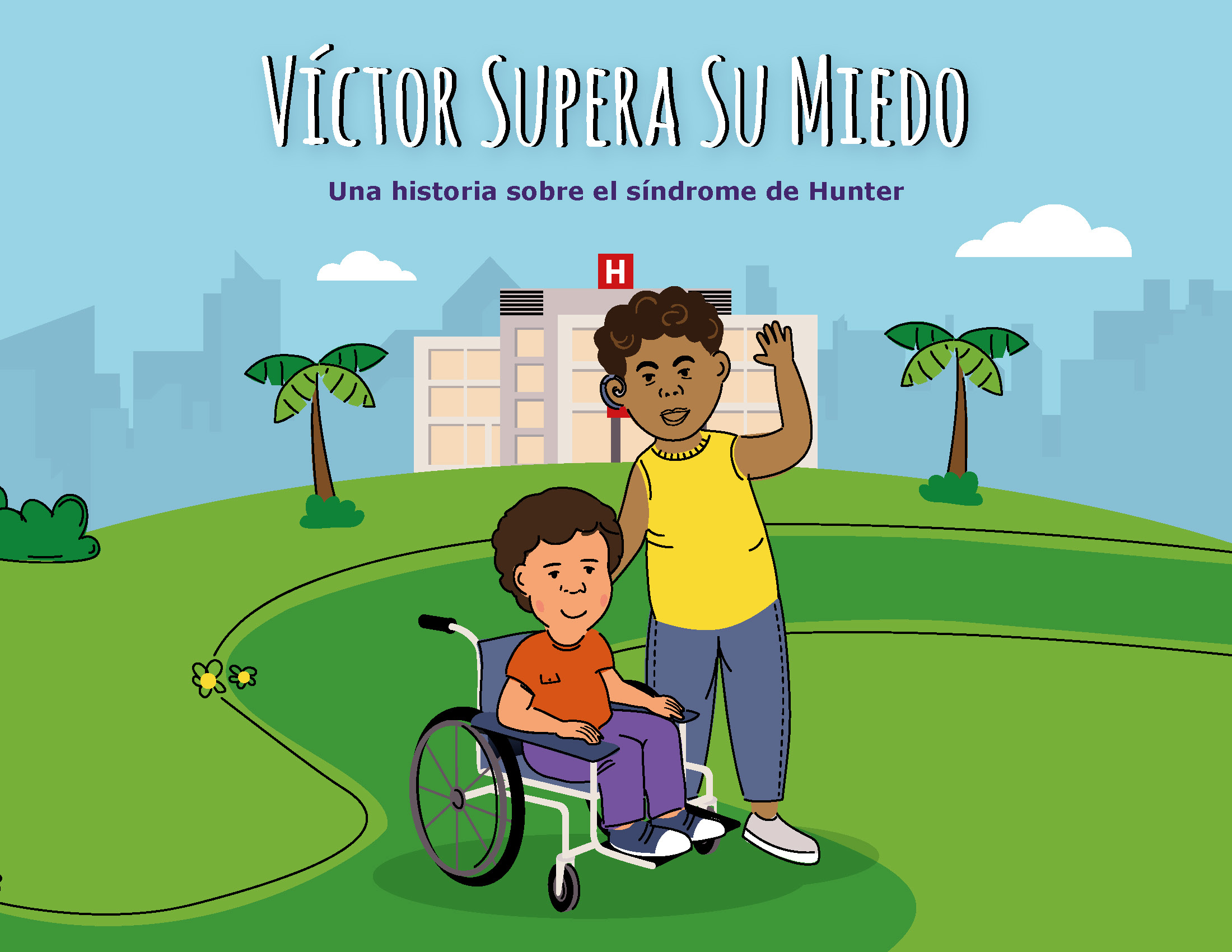 Libro de cuentos para niños sobre el síndrome de Hunter